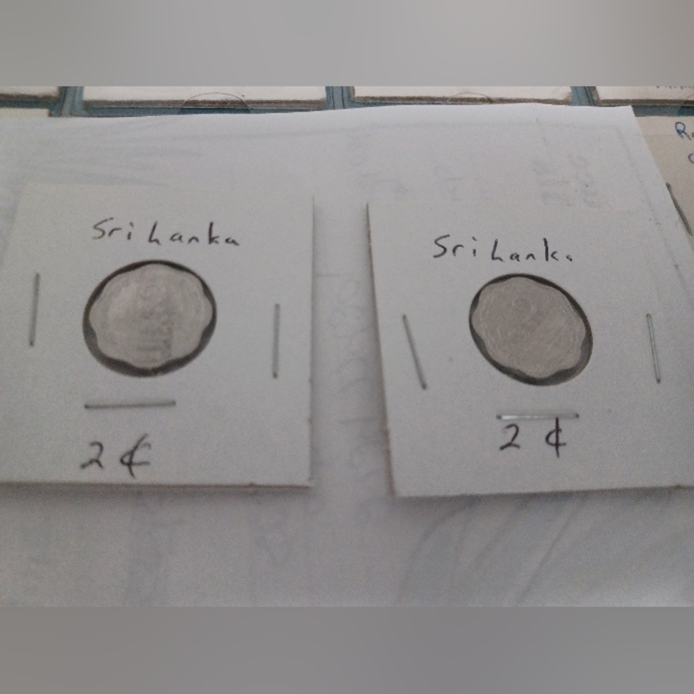 Sri Lanka 2 Cent Coins